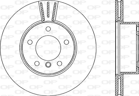 OPEN PARTS Тормозной диск BDA2275.20